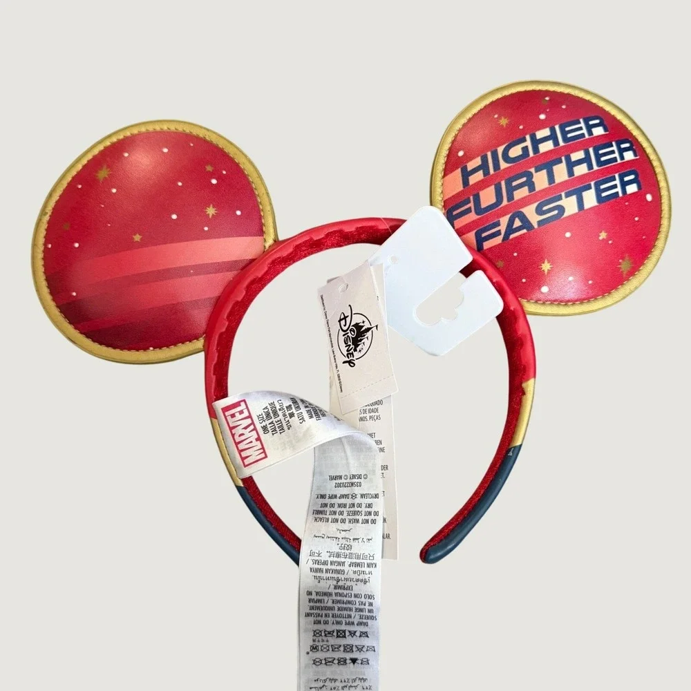 Disney Parks Marvel‎ Captain Marvel Minnie Mouse Ear Higher Further Faster